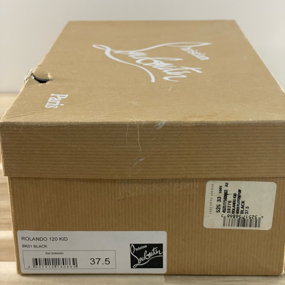 ROLANDO 120s - Christian Louboutin Black Heels - Picture 5 of 6